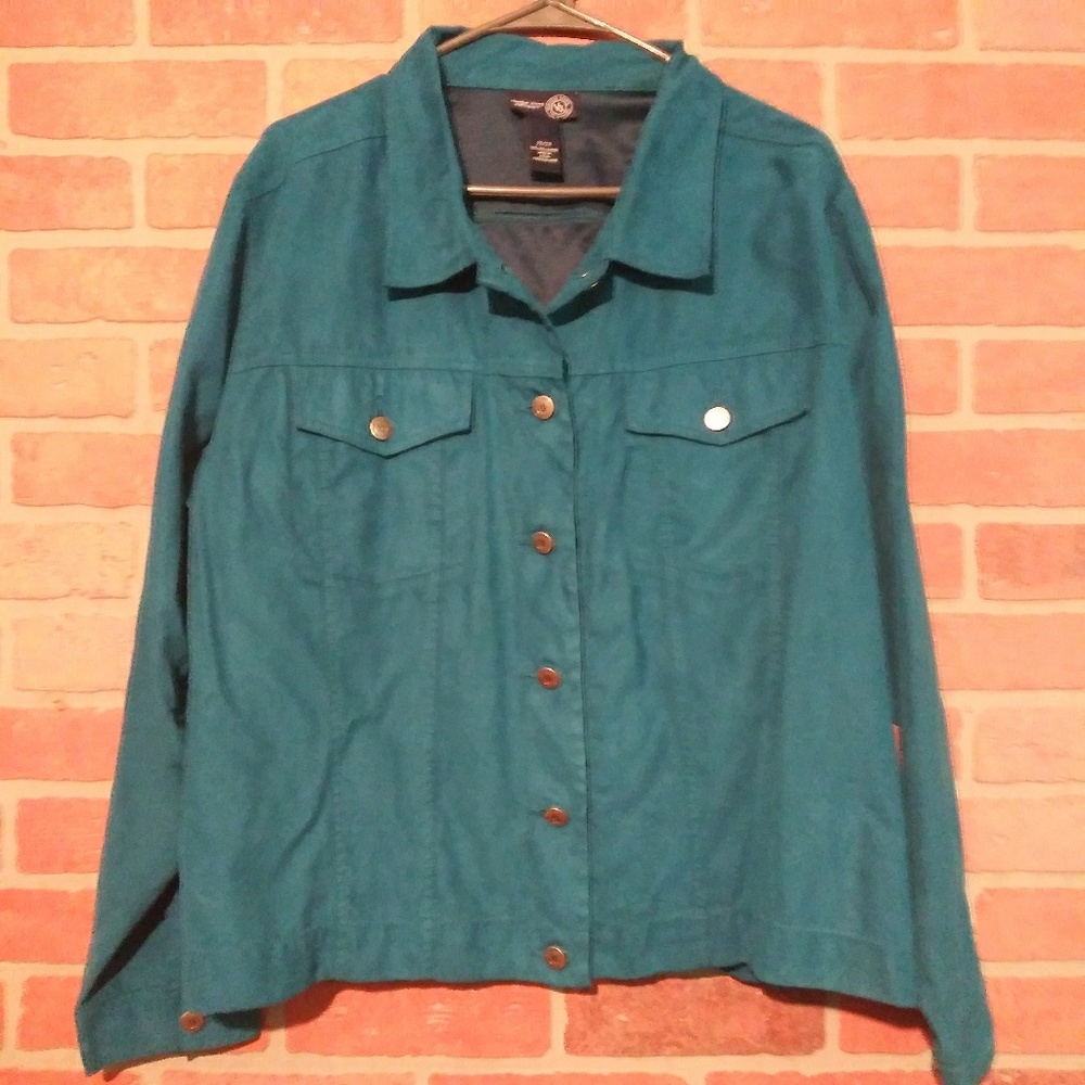 Venezia 22/24 3X teal green Lane Bryant vintage